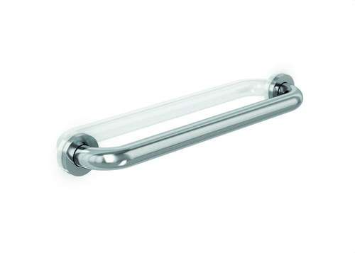 Blank støttehåndtag 400mm rustfrit stål skinnende med reference GW11 02 04 02 fra mærket GENWEC