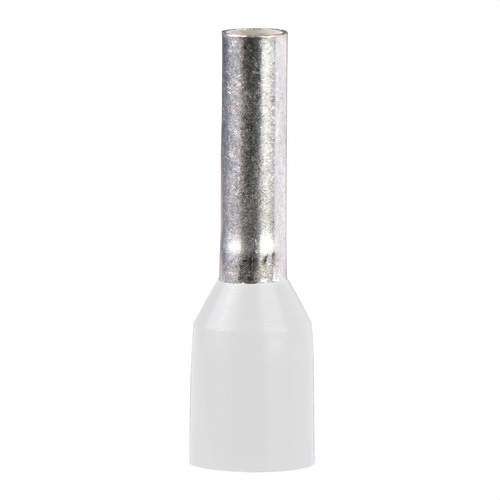 Isoleret kabelende uden isolering 0,5mm2 hvid med reference DZ5CE005 fra mærket SCHNEIDER ELECTRIC