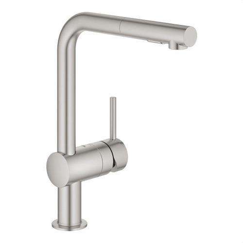 Køkkenarmatur med enkeltgreb Minta 1/2" supersteel med reference 30274DC0 fra mærket GROHE