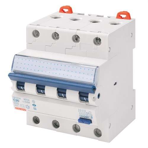 Kompakt differencial automatsikring MCD 4P 16A Klasse A 4 moduler med reference GW94167 fra mærket GEWISS