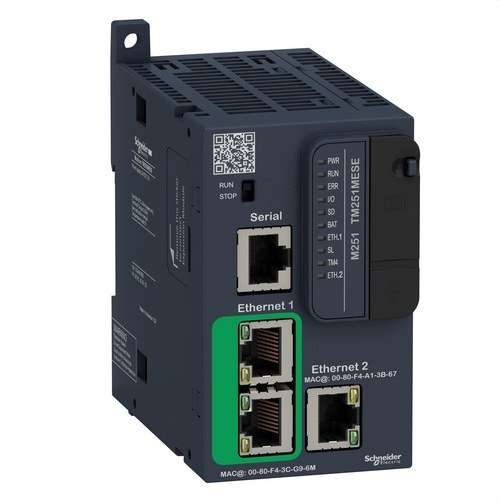 Logisk controller Modicon M251 2 x Ethernet med reference TM251MESE fra mærket SCHNEIDER ELECTRIC