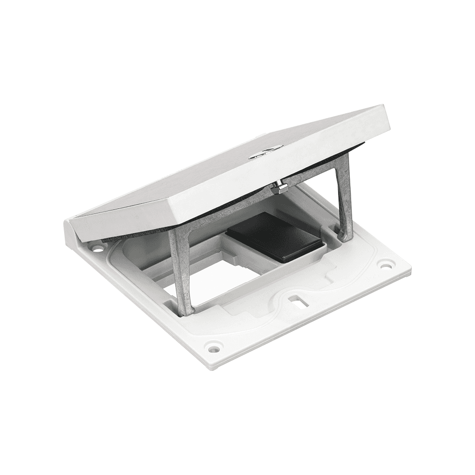 Manuel ramme med låg til mekanismeholder med plads til K45-funktion til 45x45 mm og 22,5x45 mm med reference KFH100/72 fra mærket SIMON