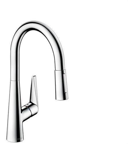 Køkkenarmatur med udtrækbar tud Talis M51 2Jet krom med reference 72813000 fra mærket HANSGROHE