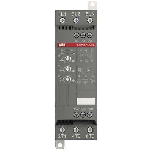 ABB blødstarter PSR 30 A 600 V ac 15 kW med reference 1SFA896109R7000 fra mærket ABB