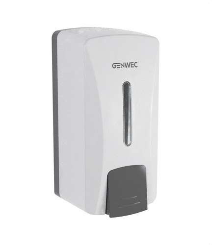 Manuel sæbedispenser 1000ml ABS hvid med reference GW04 17 01 00 fra mærket GENWEC