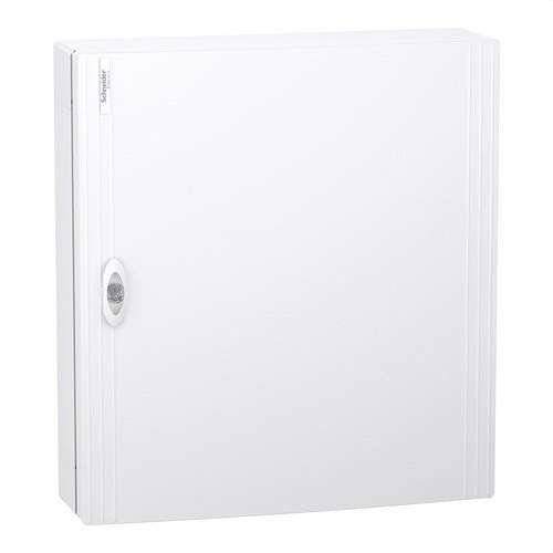 Modulær overfladeindkapsling med hvid dør 3 rækker 24 moduler PrismaSeT XS med reference LVSXL324 fra mærket SCHNEIDER ELECTRIC