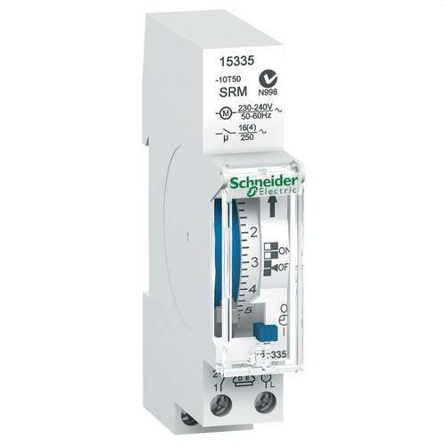 Analog timer IH 24H med 1 modul SRM 1C-16A med reference 15335 fra mærket SCHNEIDER ELECTRIC