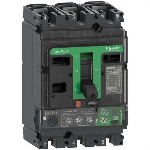 Automatisk afbryder ComPacT NSX160N 50kA AC 3P3R 160A Micrologic 4.2 med reference C16N34V160 fra mærket SCHNEIDER ELECTRIC