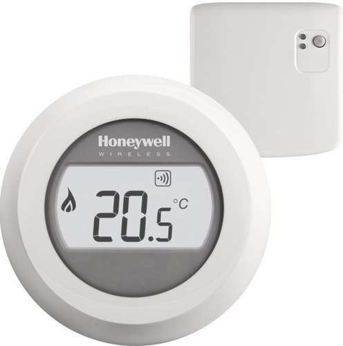 Kit bestående af digitalt Honeywell T87 termostat + BDR91 modtager med reference Y87RF2058 fra mærket RESIDEO