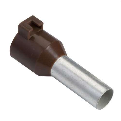 Kabelende med trykmærkeholder 10mm2 brun med reference DZ5CA102 fra mærket SCHNEIDER ELECTRIC
