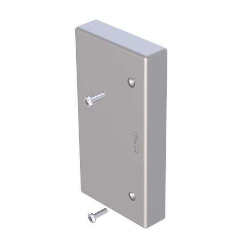 Endestykke i aluminium farve 50X100 U24X med reference 93371-03 fra mærket UNEX