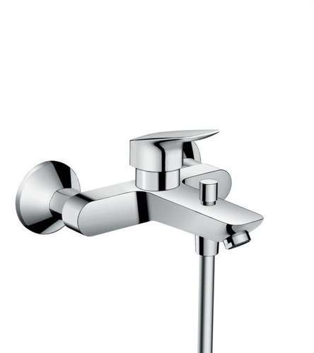 Logis krom en-grebs bruse- og badekararmatur med reference 71400000 fra mærket HANSGROHE