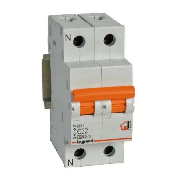Magnetafbryder RX³ - 1P+N - 230V~ - 32A - kurve C med reference 419929 fra mærket LEGRAND
