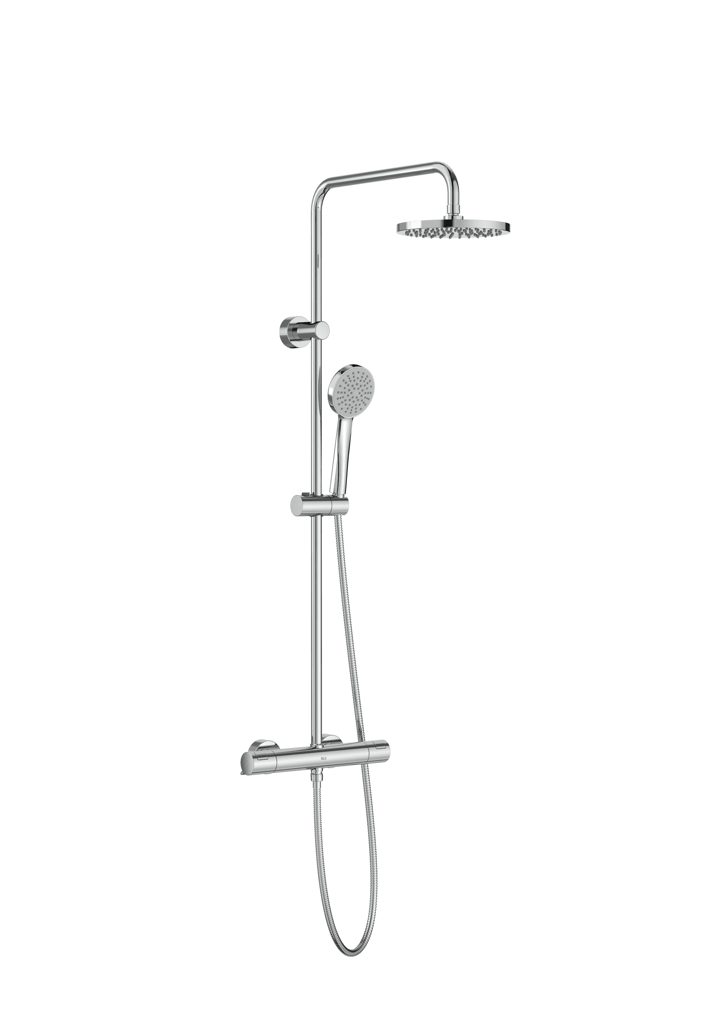 Termostatisk bruserstang krom Roca T-Basic med reference A5A9F18C00 fra mærket ROCA