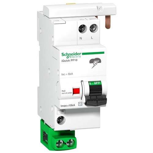 Overspændingsbeskytter Acti9 Quick PF 1P+N 10 kA Type 2 med reference A9L16617 fra mærket SCHNEIDER ELECTRIC