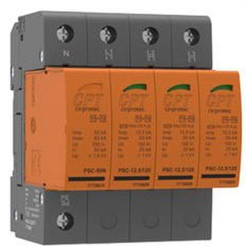 Overspændingsbeskytter PSC4-12,5/400TT 3P+N 12,5kA 4 modul udtagelig med reference 77738405 fra mærket CIRPROTEC