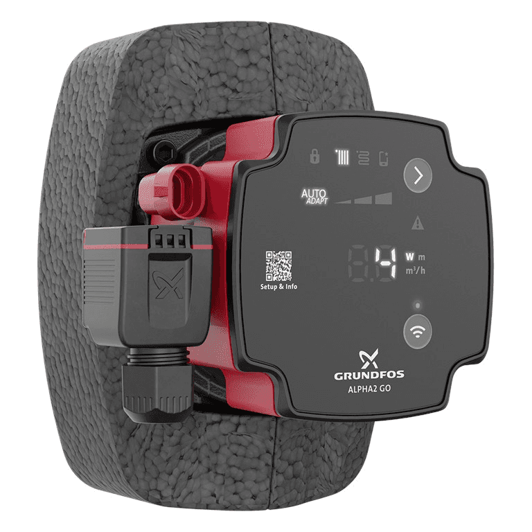 Grundfos ALPHA2 GO 25-75 130 cirkulationspumpe med reference 93094213 fra mærket GRUNDFOS