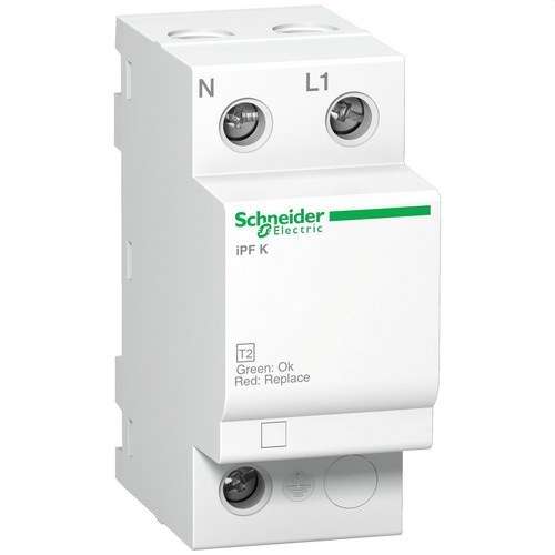 Transient overspændingsbeskytter type 2 Acti9 iPFK40 40KA 340V 1P+N med reference A9L15687 fra mærket SCHNEIDER ELECTRIC