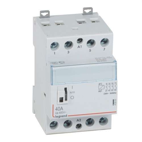 Kontaktor 40A 4NO 230V med reference 412553 fra mærket LEGRAND