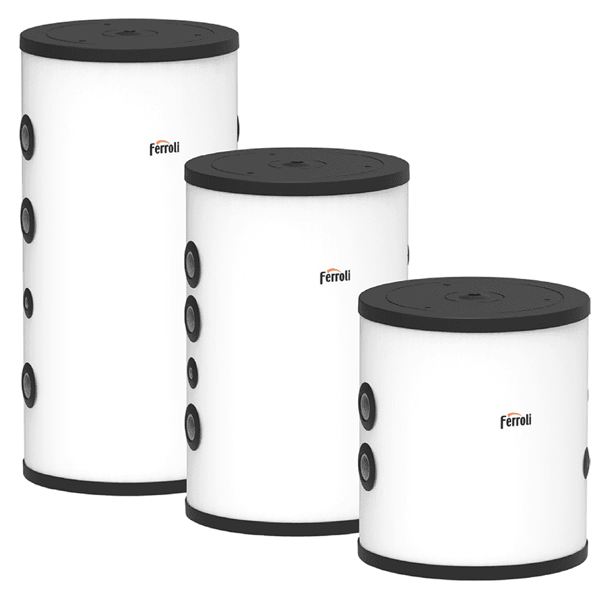 Ferroli ECOPUFFER HP 100 Liter Buffer Tank with reference 0Y111DXA from the brand FERROLI