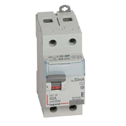 DX3 Differensial 2P 40A 30mA Klasse AC med reference 411505 fra mærket LEGRAND
