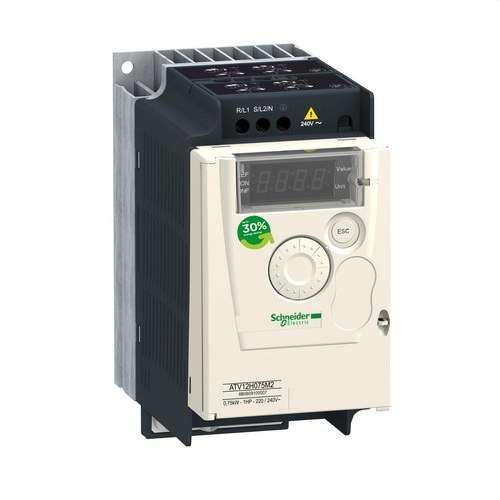 Hastighedsregulator ALTIVAR-12 0,75KW 240V 1PH med reference ATV12H075M2 fra mærket SCHNEIDER ELECTRIC