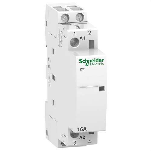 Modulær kontaktor Acti9 iCT 16A 2 P 2 NO 230/240V AC med reference A9C22712 fra mærket SCHNEIDER ELECTRIC