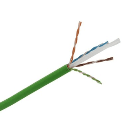 Ethernet netværkskabel CAT6 U/UTP 450/24 4P LSZH CPR-Dca grøn - Kasse med 305 meter med reference 980871 fra mærket CORNING