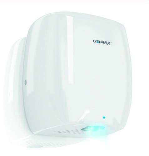 Håndtørrer med elektronisk sensor E-flow hvid aluminium 220-240V med reference GW01 12 02 00 fra mærket GENWEC