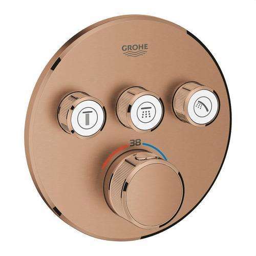 Indbygget termostat med 3 greb Grohtherm SmartControl - Børstet varm solnedgang med reference 29121DL0 fra mærket GROHE