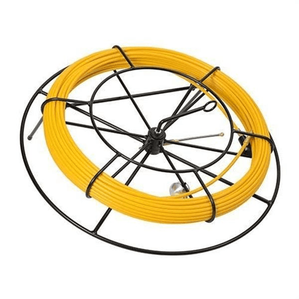 Selvforsynende gul fiberkabeltrækker 6mm VH600 - Rulle på 50 meter med reference 30617050 fra mærket ESTIARE