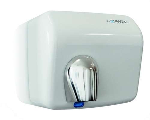 Håndtørrer med elektronisk sensor Classicflow hvid stål med reference GW01 25 03 00 fra mærket GENWEC