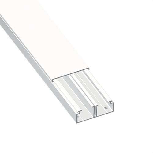 Hvid ramme med 1 skillevæg U23X 16x30mm med reference 78083-2 fra mærket UNEX