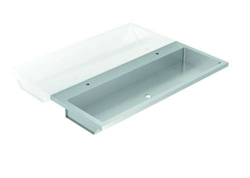 Kollektiv håndvask på 1.800mm i rustfrit stål 304 med reference GW08 38 04 01 fra mærket GENWEC