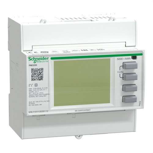 Power Meter PM3200 med reference METSEPM3200 fra mærket SCHNEIDER ELECTRIC