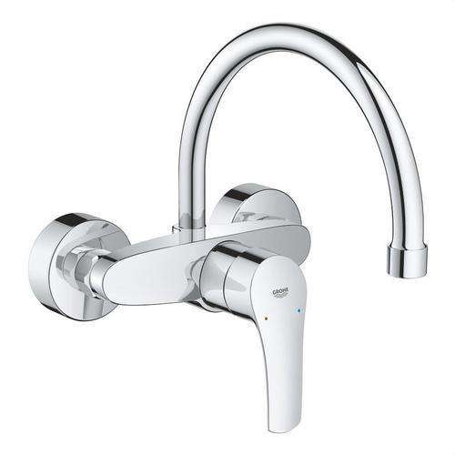 Eurosmart vægmonteret køkkenarmatur med enkeltgreb, krom med reference 32482003 fra mærket GROHE