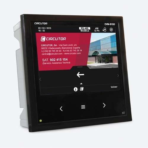 Trefaset netværksanalysator panel display i farve CVM-B150-ITF-485-ICT2 med reference M56111. fra mærket CIRCUTOR