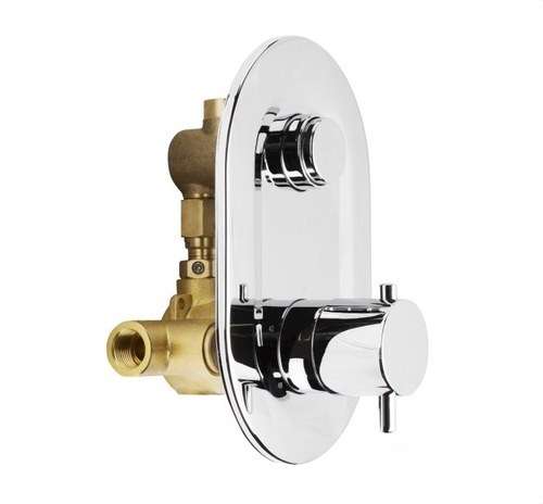 Indbygget termostatisk brusearmatur 1/2" med reference 1180 04 fra mærket GENEBRE