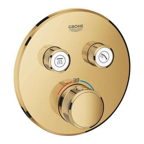 Indbygget termostat med 2 håndtag Grohtherm SmartControl - Cool sunrise med reference 29119GL0 fra mærket GROHE