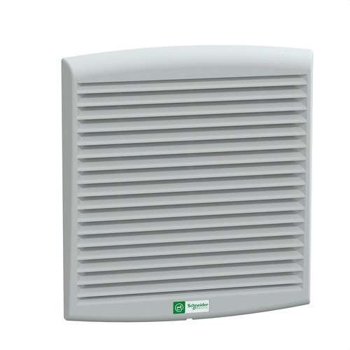 Ventilator med udgangsgitter og G2-filter 300m3/h 230V IP54 ClimaSys med reference NSYCVF300M230PF fra mærket SCHNEIDER ELECTRIC
