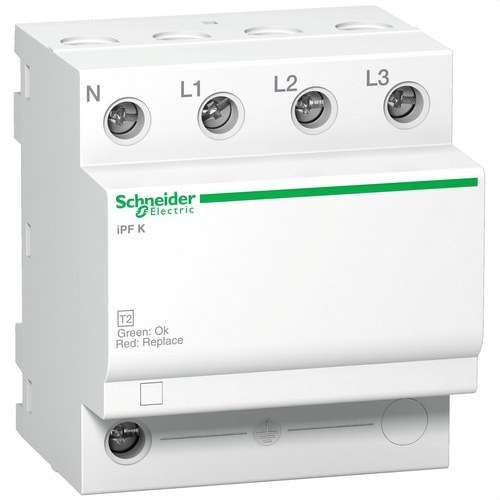 Transient overspændingsbeskytter type 2 Acti9 iPFK40 40KA 340V 3P+N med reference A9L15688 fra mærket SCHNEIDER ELECTRIC