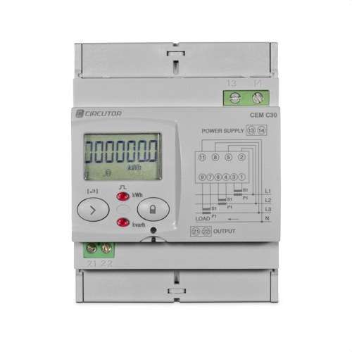 Trefaset indirekte energimåler CEM-C31-T1 med reference Q23511. fra mærket CIRCUTOR