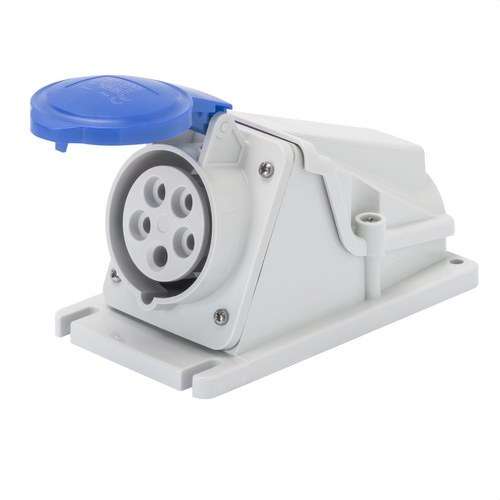 Fast base til overflade i 90º. IP44 2P+T 32A 230V med reference GW62488 fra mærket GEWISS