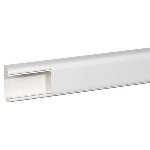 Monoblok DLP-kanal 35x80 med 65mm hvidt låg - 2 meter kanal med reference 010461 fra mærket LEGRAND