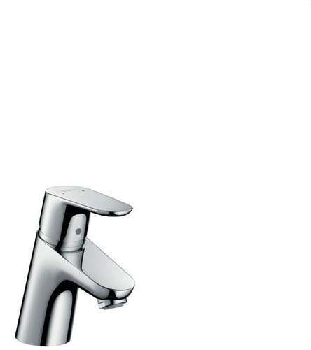 Focus 70 enhånds håndvaskarmatur uden Push-Open bundventil krom med reference 31733000 fra mærket HANSGROHE