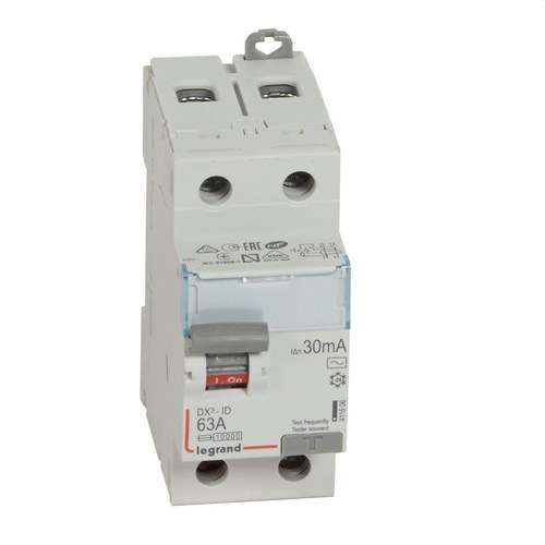 Differential DX3 2P 63A 30mA Klasse AC med reference 411506 fra mærket LEGRAND