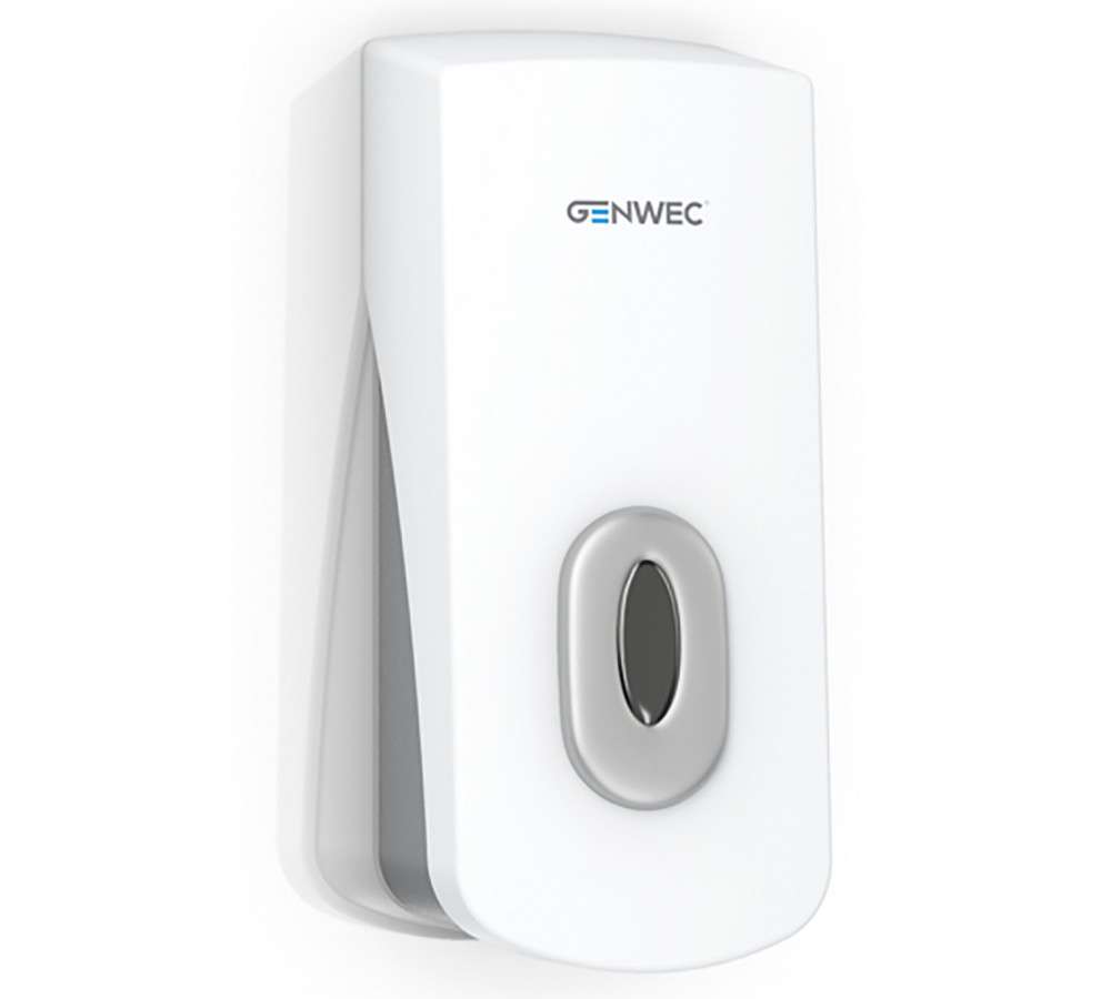 Sæbedispenser 1000ml ABS hvid med reference GW04 12 01 00 fra mærket GENWEC