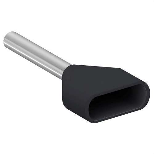 Dobbelt isoleret kabelterminal 1,5mm2 sort med reference AZ5DE015 fra mærket SCHNEIDER ELECTRIC