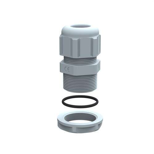Plastkabelgennemføring IP68 PG 16 RAL 7001 med reference 098024 fra mærket LEGRAND
