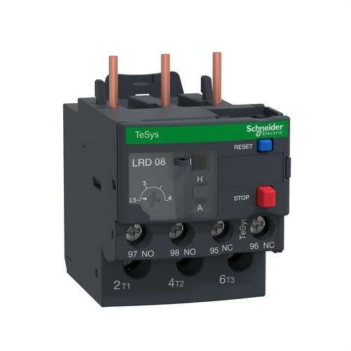 Termisk relæ 2,5-4A med reference LRD08 fra mærket SCHNEIDER ELECTRIC